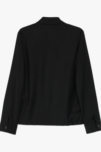 Giacca-Camicia Nero Uomo con Cerniera - 3