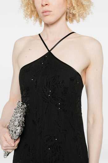 Abito Paillettes Donna Nero - 2