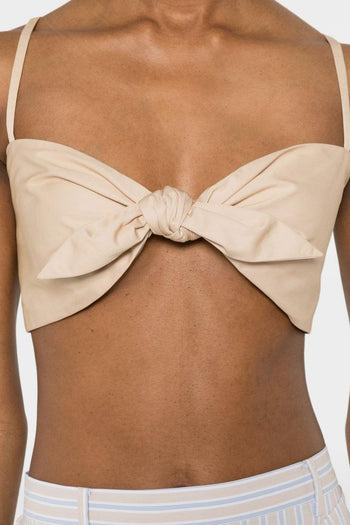 Top Annodato Donna Sabbia - 5
