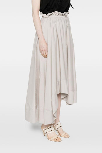 Gonna Asimmetrica Donna Grigio - 3