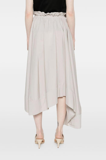 Gonna Asimmetrica Donna Grigio - 4