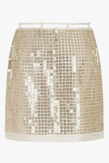 Gonna Paillettes Donna Oro - 2