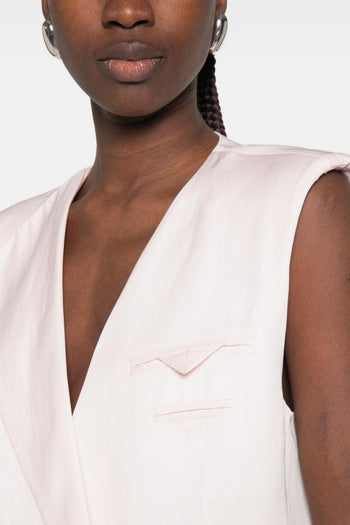 Gilet Doppiopetto Donna Rosa - 4