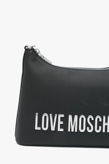 Donna Borsa Nero Placca Logo - 5