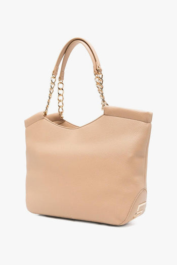 Donna Borsa Beige Tote a Spalla - 5