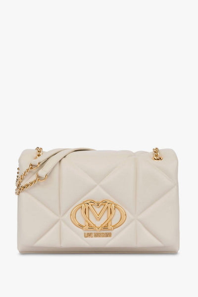 Embossed Donna Borsa Beige