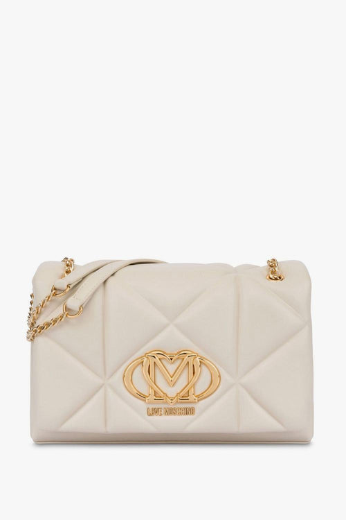 Embossed Donna Borsa Beige