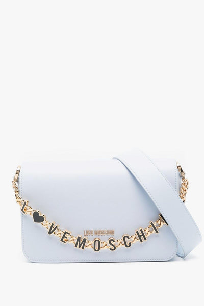 Donna Borsa Azzurro Charm Logo