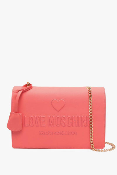 Donna Borsa Rosa Embossed