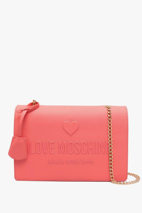 Donna Borsa Rosa Embossed