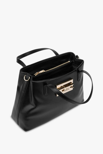 Donna Borsa Nero Shopper Clothespin - 3