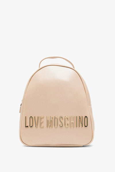 Donna Zaino Beige Logo Lettering