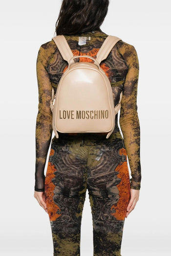 Donna Zaino Beige Logo Lettering - 2