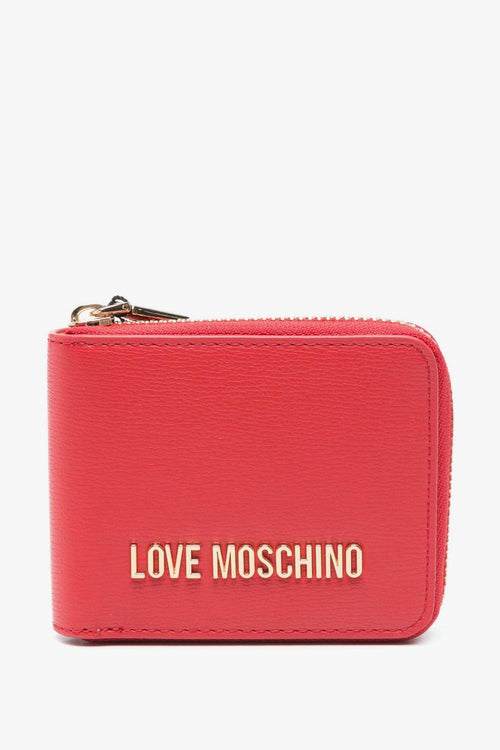 Donna Portafogli Rosso Placca Logo