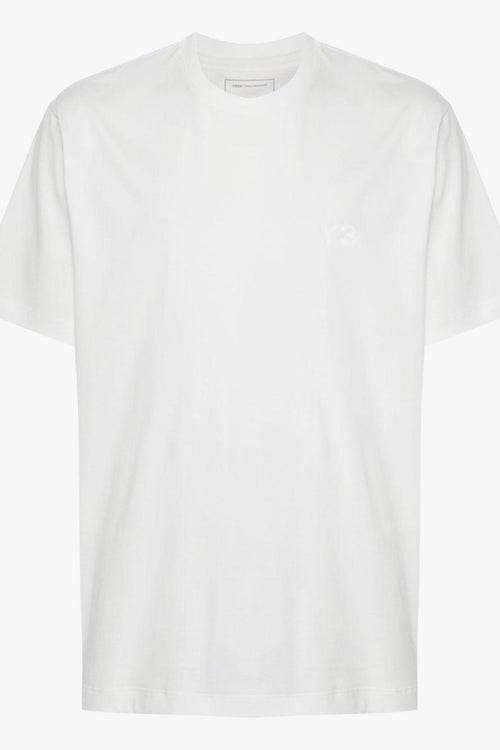 T-shirt Bianco Uomo Logo Tono su Tono