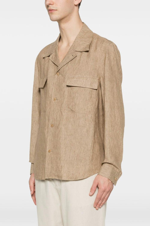 Giacca-Camicia Beige Uomo John