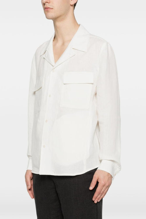 Giacca John Lino Uomo Bianco