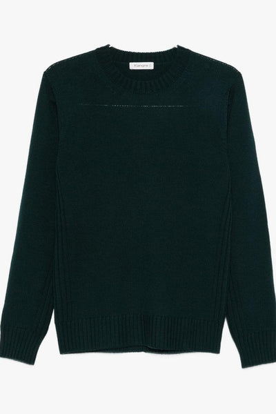 Maglia Verde Uomo Girocollo