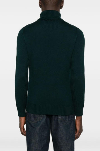 Maglia Verde Uomo Dolcevita - 2