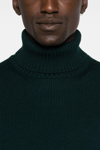 Maglia Verde Uomo Dolcevita - 5