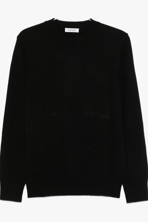 Maglia Nero Uomo Girocollo