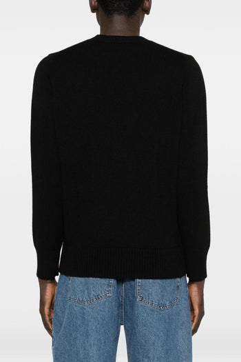 Maglia Nero Uomo Girocollo - 5