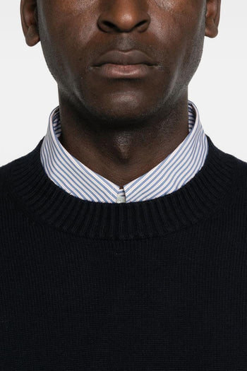 Maglia Blu Uomo Girocollo - 2