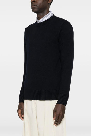 Maglia Blu Uomo Girocollo - 3