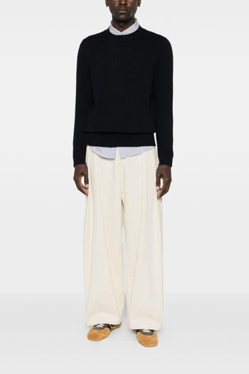 Maglia Blu Uomo Girocollo - 4