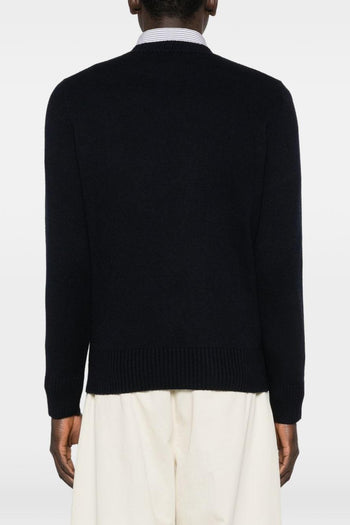 Maglia Blu Uomo Girocollo - 5