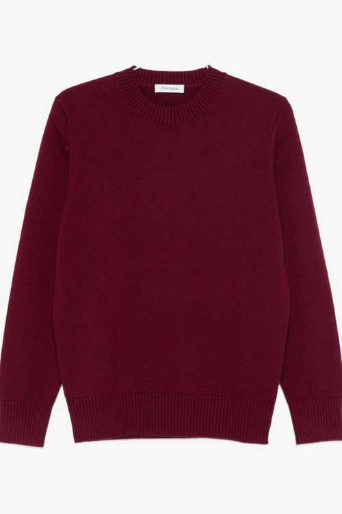 Maglia Rosso Uomo Girocollo