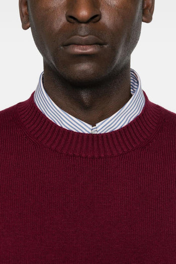 Maglia Rosso Uomo Girocollo - 2