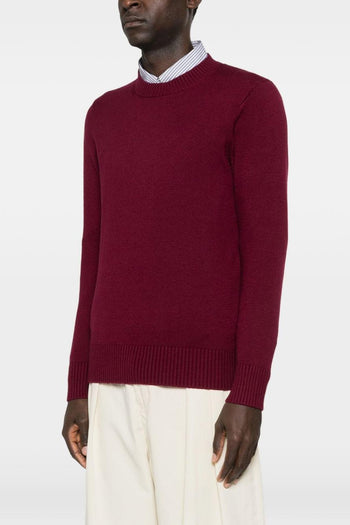 Maglia Rosso Uomo Girocollo - 3