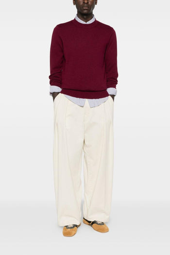 Maglia Rosso Uomo Girocollo - 4