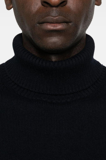 Maglia Blu Uomo Dolcevita - 2