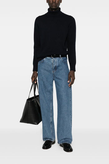 Maglia Blu Uomo Dolcevita - 4