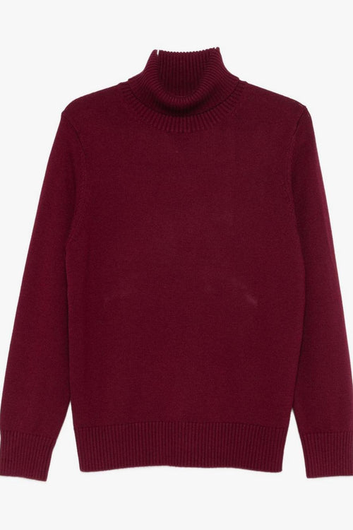 Maglia Rosso Uomo Dolcevita