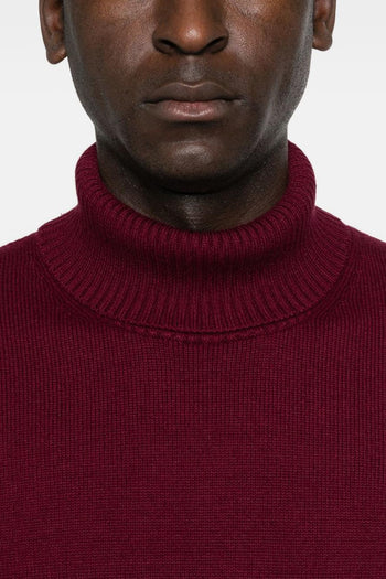 Maglia Rosso Uomo Dolcevita - 2