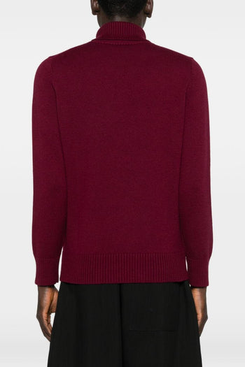 Maglia Rosso Uomo Dolcevita - 4