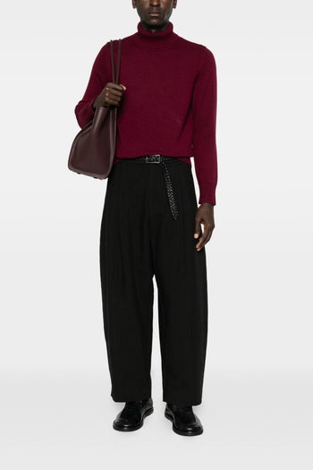 Maglia Rosso Uomo Dolcevita - 5