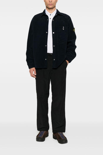 Camicia Blu Uomo con Tasca - 2