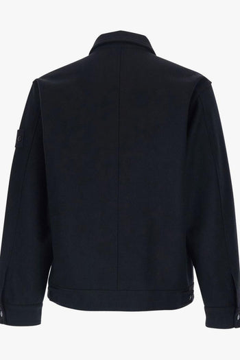 Giacca-Camicia Nero Uomo Colletto Classico - 3