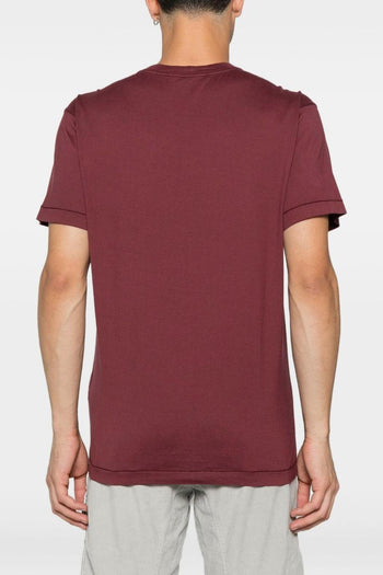 T-Shirt Viola Uomo Patch Logo - 2