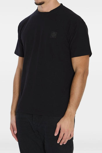 T-shirt Nero Uomo Patch Compass - 3