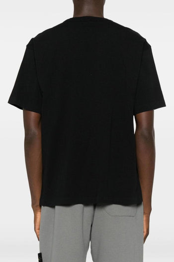 T-shirt Nero Uomo Maniche Corte - 4