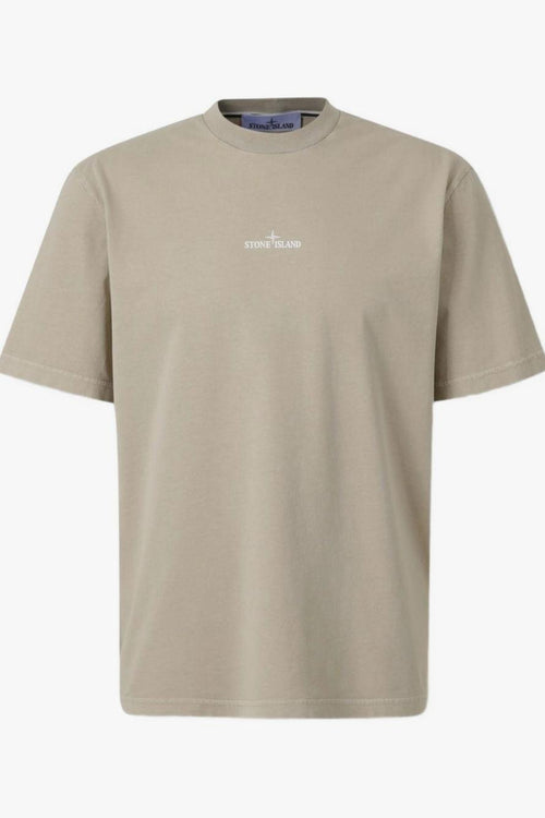 T-Shirt Marrone Uomo Bussola Posteriore