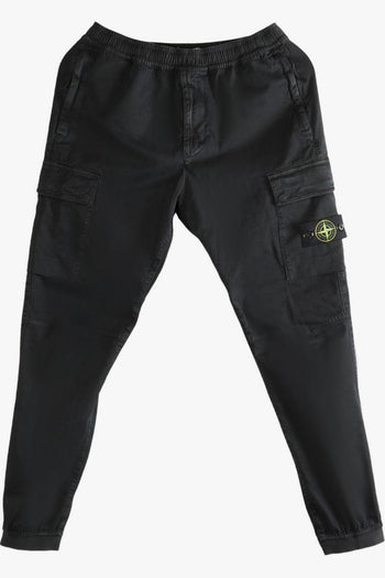 Pantalone Nero Uomo Cargo - 4