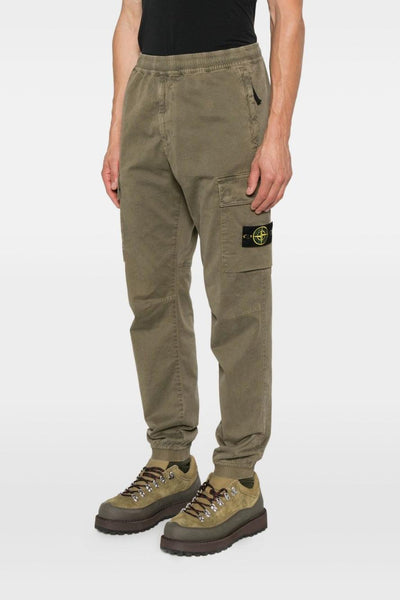 Pantalone Verde Uomo Cargo