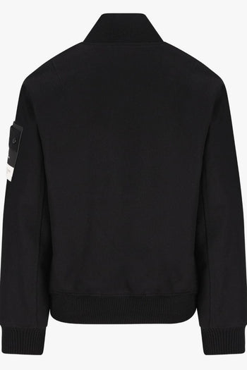 Bomber Nero Uomo Patch Logo - 2