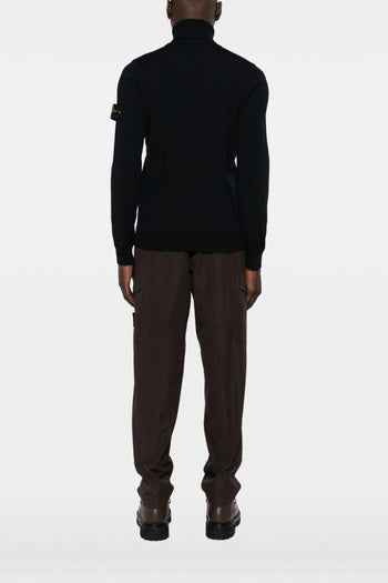 Maglia Blu Uomo Dolcevita - 3